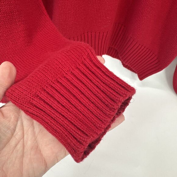 Polo Ralph Lauren Sweater Mens XL Red Long Sleeve Pullover Pima Cotton Classic - Picture 6 of 7